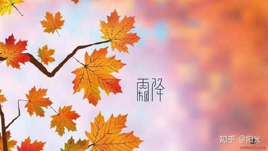 今天霜降_今天霜降是几月几日几时_霜降是今天吗