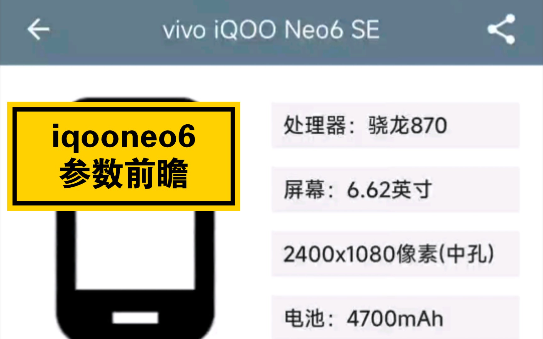 iqooneo6和iqooneo6se区别-iqooneo6