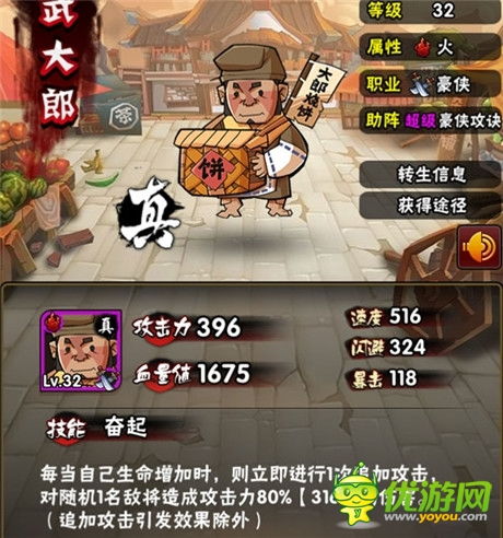 全民水浒武大郎,从烧饼小贩到游戏英雄
